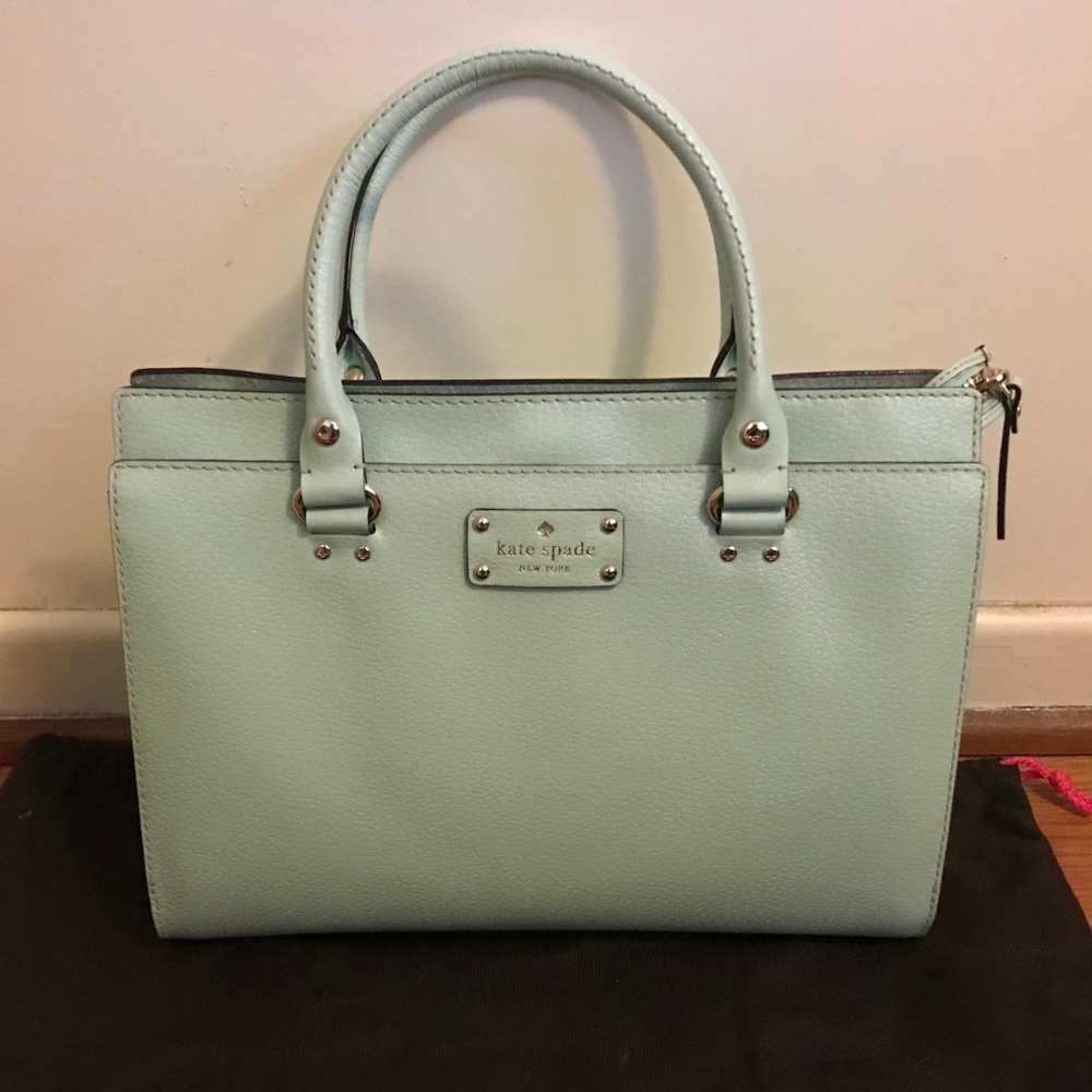 NEW Kate Spade Handbag - turquoise/light green